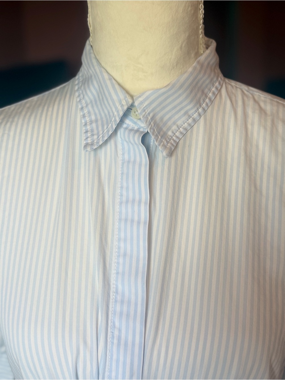 Lauren Ralph Lauren Shirt Dress with Tie Waist Sz 4 - Picture 3 of 10